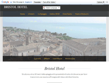 Tablet Screenshot of hotelbristolvasto.it